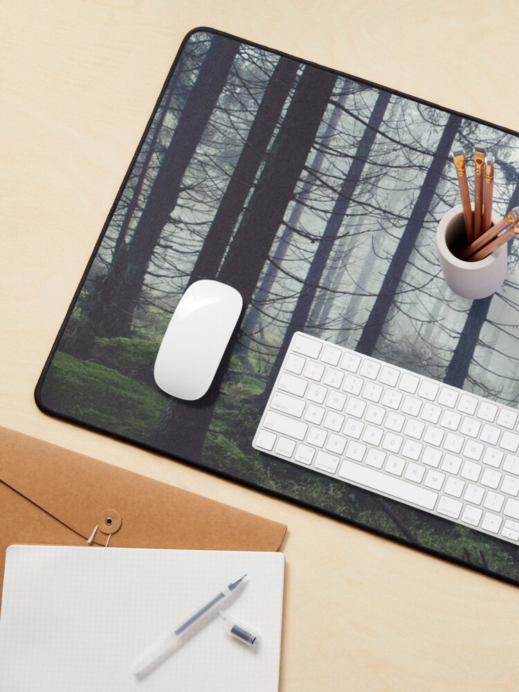 Thumbnail 3 of 5, Mouse Pad, Through The Trees designed and sold by Tordis Kayma.
