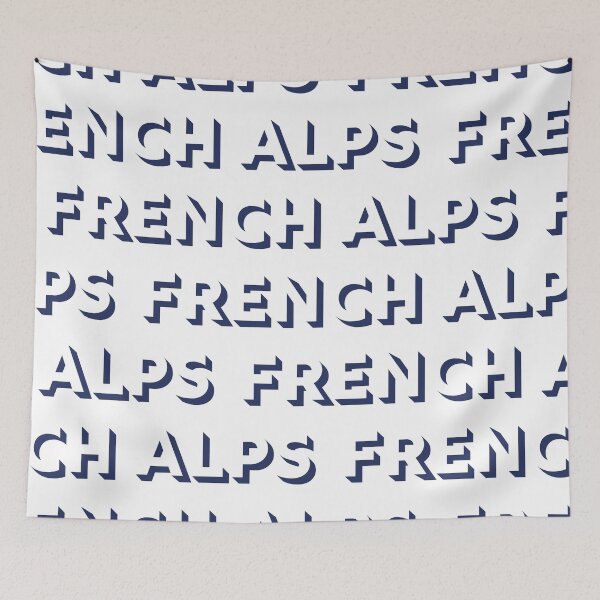 Item preview, French Alps pattern by leewarddesign designed and sold by leewarddesign.