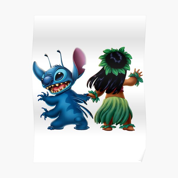 Lilo And Stitch Lilo Pelekai Poster For Sale By Rickmadala Redbubble