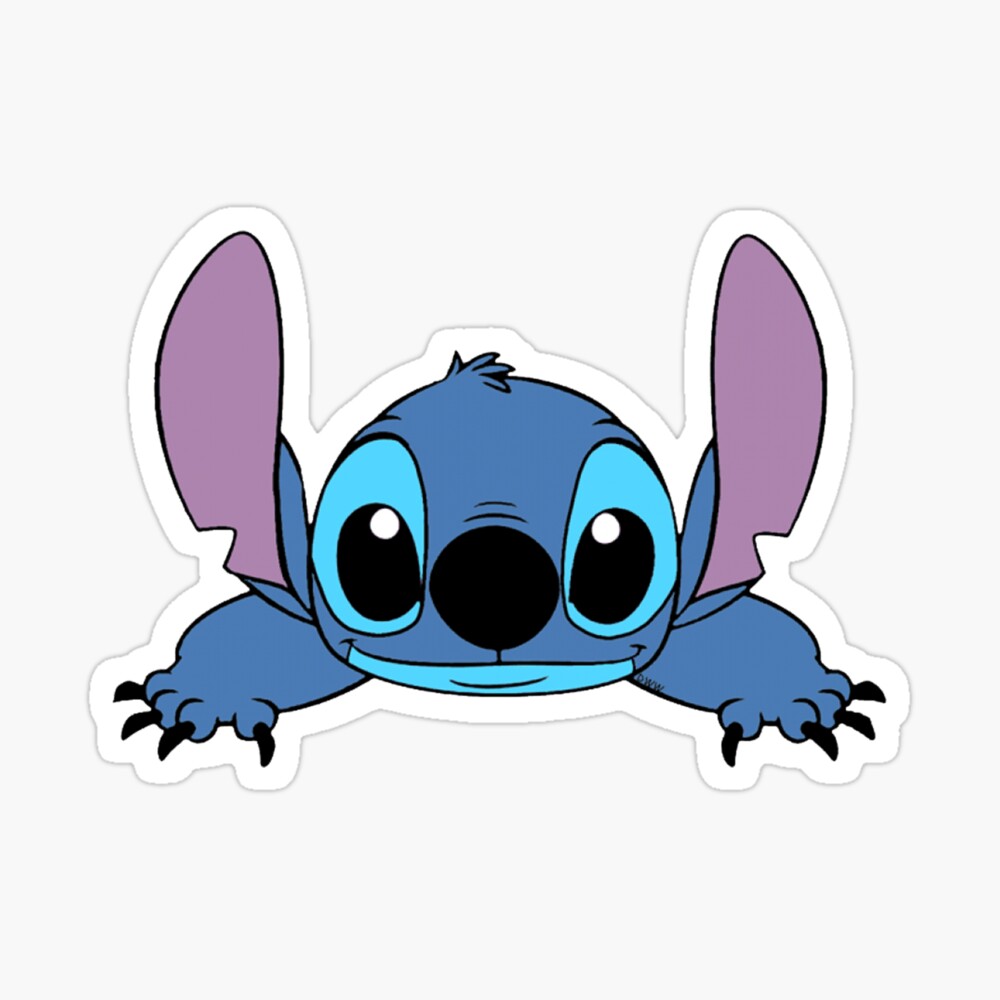 lilo and stitch stitch head poster by rickmadala redbubble