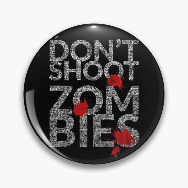 Aperçu de l'œuvre Ne tirez pas sur les zombies (pour le masque de zombie ou le maquillage) créée et vendue par TheDirtyType.