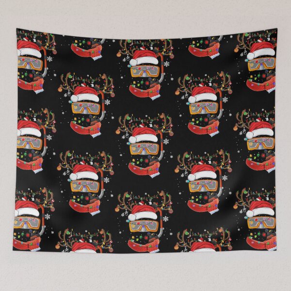 Item preview, Santa Hat Diving Reindeer Christmas Funny Players Diving  designed and sold by iciamarks59.