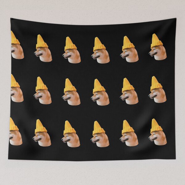 Item preview, Cute Funny Dog (Black BG) designed and sold by FilipeFerreira.