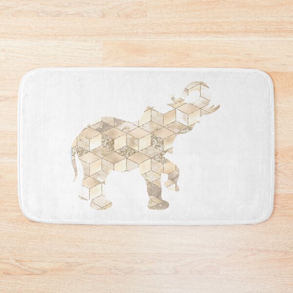 Item preview, Gold Cubes Elephant designed and sold by Renatas Traideris.