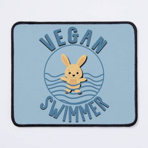 Item preview, Vegan Swimmer Yellow Bunny Rabbit designed and sold by cashewdays.
