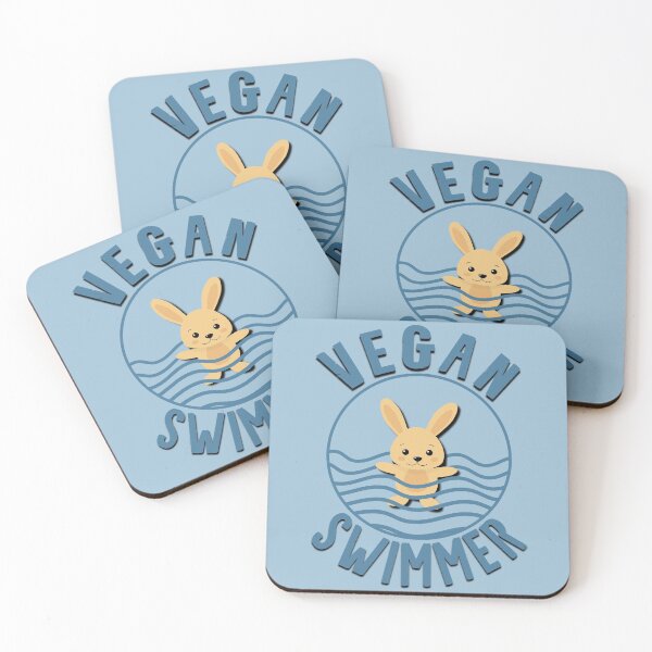 Item preview, Vegan Swimmer Yellow Bunny Rabbit designed and sold by cashewdays.