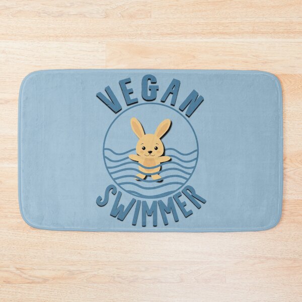 Item preview, Vegan Swimmer Yellow Bunny Rabbit designed and sold by cashewdays.