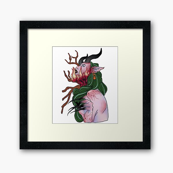 The Horned God Framed Art Print