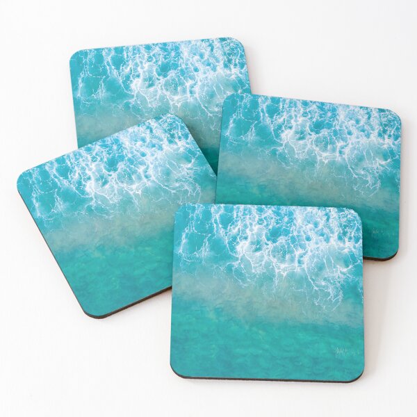 Item preview, Blue Ocean Waves, Sea Photography designed and sold by Raminovitch.
