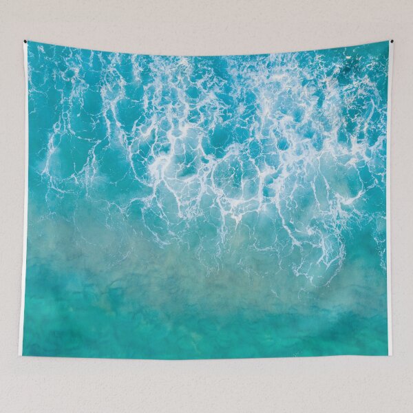 Item preview, Blue Ocean Waves, Sea Photography designed and sold by Raminovitch.