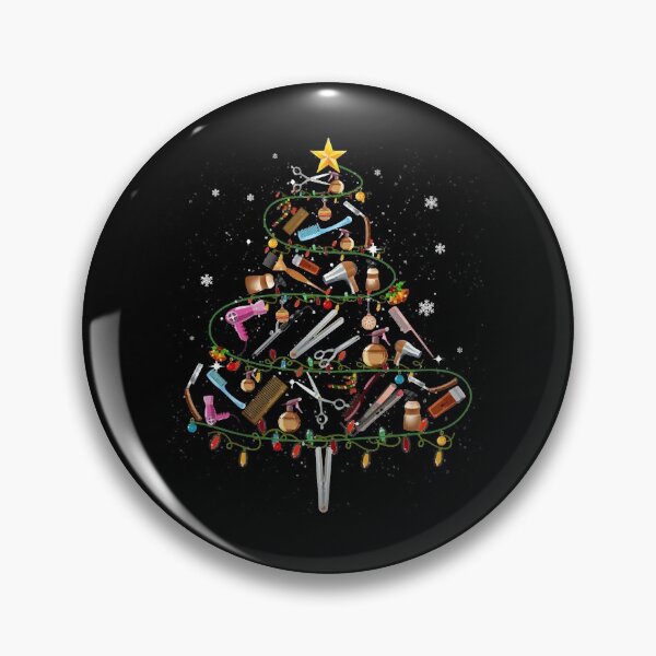 Item preview, Scissors Hairstylist Christmas Tree Messy Hairdresser Xmas  designed and sold by iciamarks59.