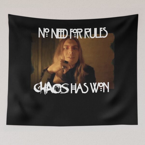 Item preview, Fictional Universe Horror Series Michael Langdon Apocalypse Chaos Has Won Music designed and sold by TiffanieLangdon.