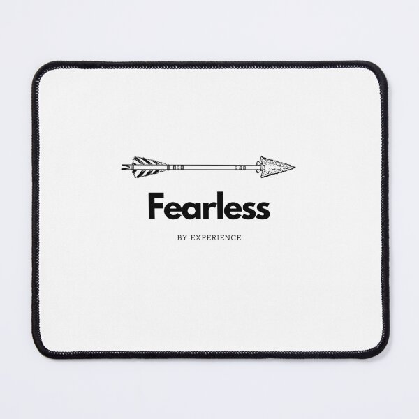Item preview, Fearless quote black and white tribal arrow designed and sold by LifeSights.
