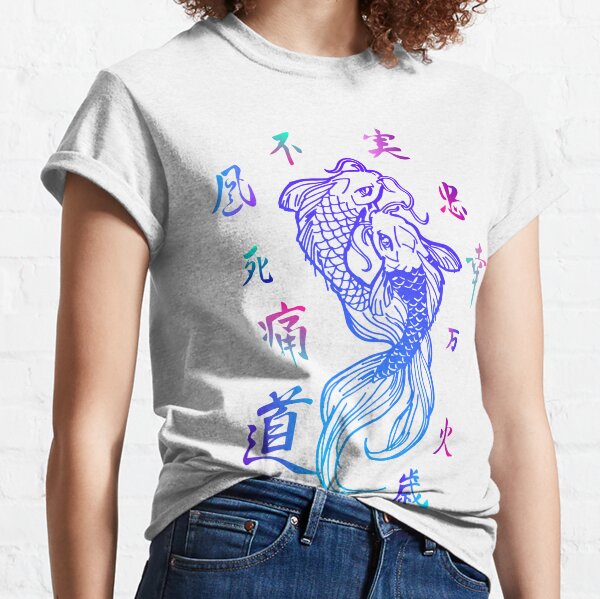 Japan Koi Fish Graphic Print T-shirt Women 2020 New Summer Fashion White  Tops Tshirt Harajuku Aesthetic Vintage Female T Shirt