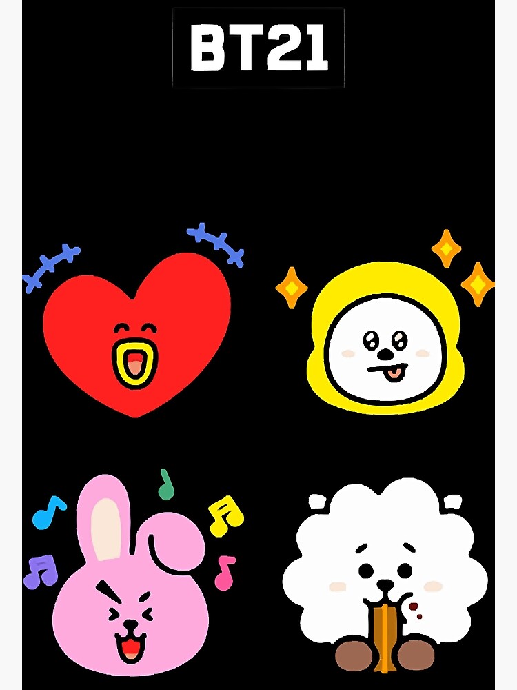 Bt21 Bts Exclusive Design 32 Poster For Sale By Stephaniealvar