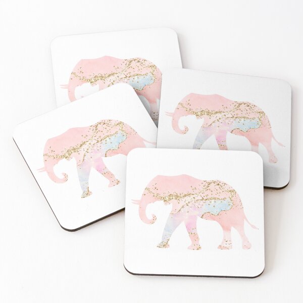 Item preview, Pink Agate Elephant designed and sold by Renatas Traideris.