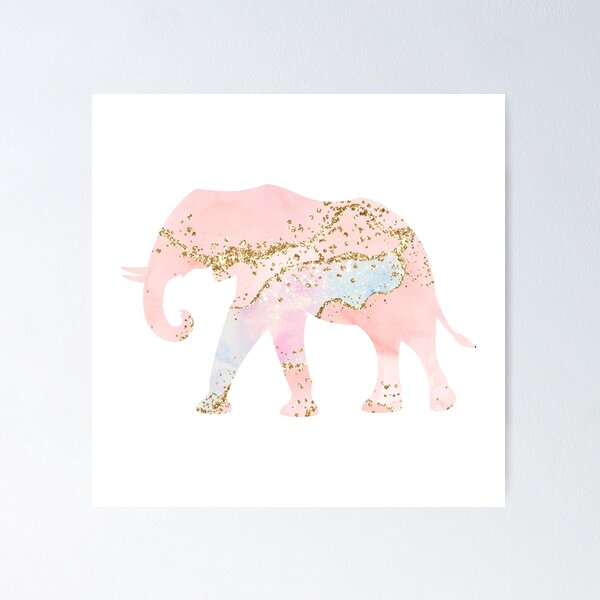 Item preview, Pink Agate Elephant designed and sold by Renatas Traideris.