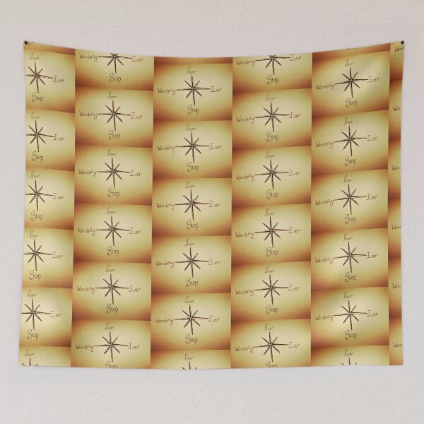 Item preview, Never Ever Stop Wandering compass star designed and sold by rockabilby.