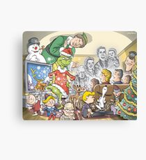 Christmas Classic characters Canvas Print