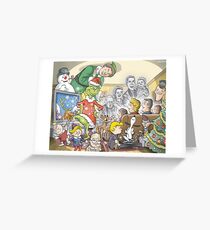 Christmas Classic characters Greeting Card