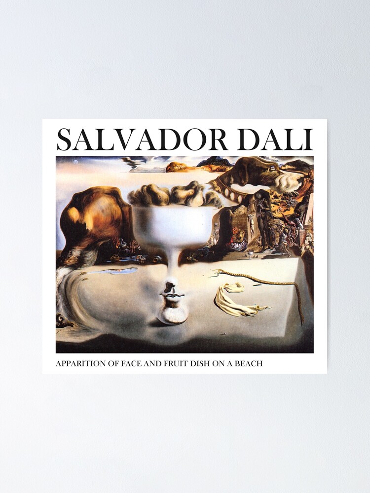 salvador dali apparition of face and fruit dish