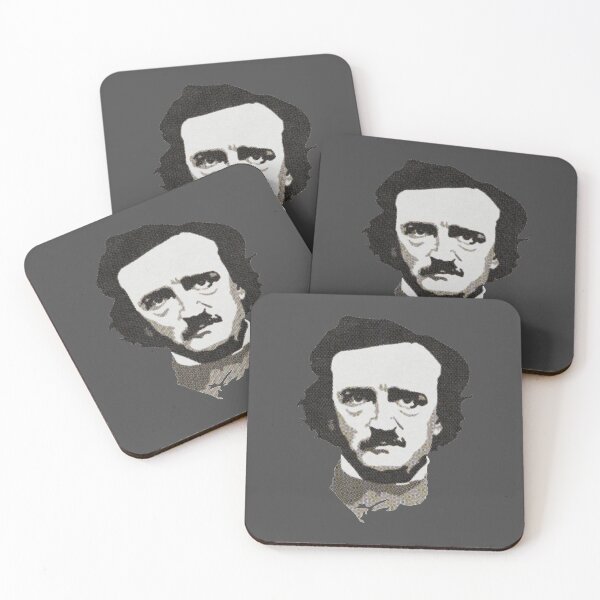 Item preview, Edgar Allan Poe - Head Only Halftone Pattern designed and sold by BRU Design.