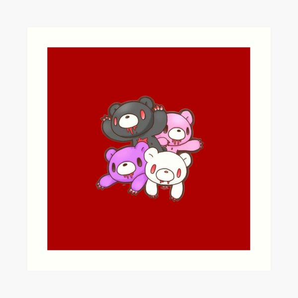 Cute Gloomy Bear Art Print By Satorugojo Redbubble