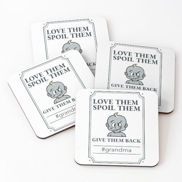Item preview, Love Them - Spoil Them - Give Them Back Grandma designed and sold by crazydotdesigns.