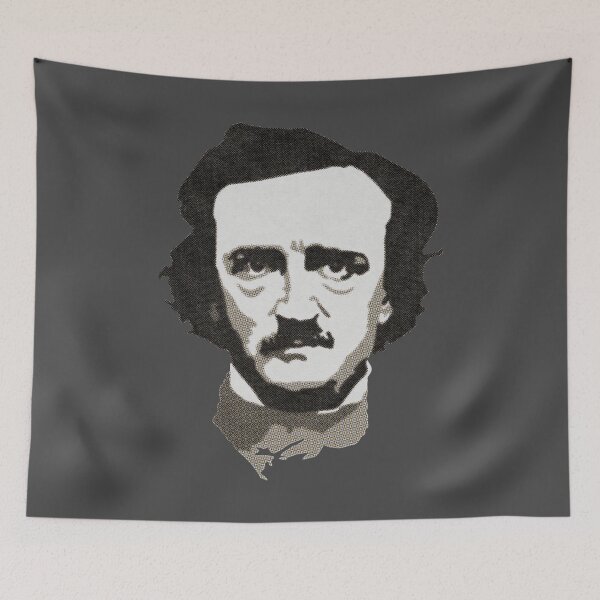 Item preview, Edgar Allan Poe - Head Only Halftone Pattern designed and sold by BRU Design.