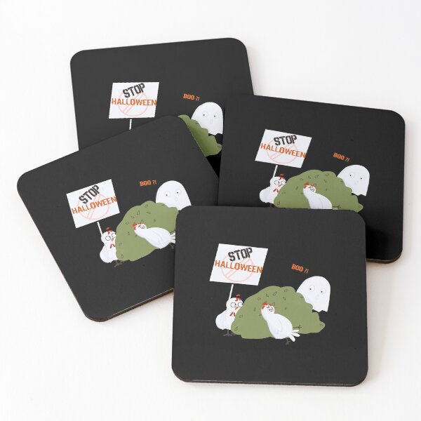 Item preview, Stop Halloween! Chickens Protest  designed and sold by stephaniealvar.