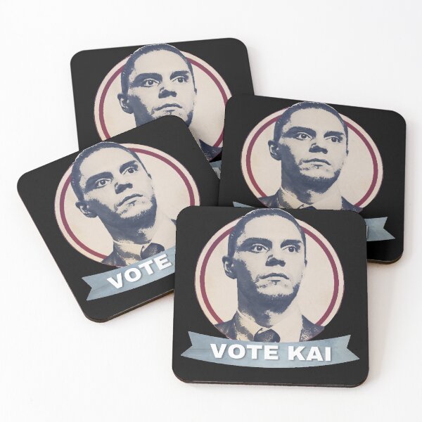Item preview, Fictional Universe Horror Series Michael Langdon Apocalypse Vote Kai Anderson Sticker Ahs Cult Vinta designed and sold by TiffanieLangdon.