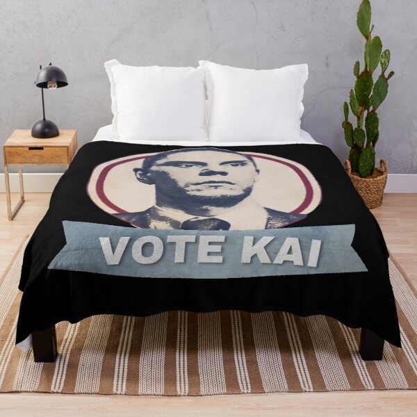 Item preview, Fictional Universe Horror Series Michael Langdon Apocalypse Vote Kai Anderson Sticker Ahs Cult Vinta designed and sold by TiffanieLangdon.