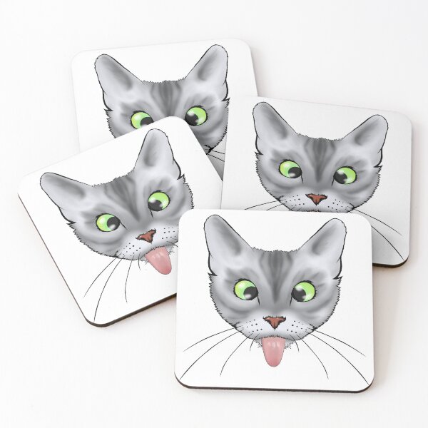 Item preview, Cross-eyed cat designed and sold by LEAVAEL.