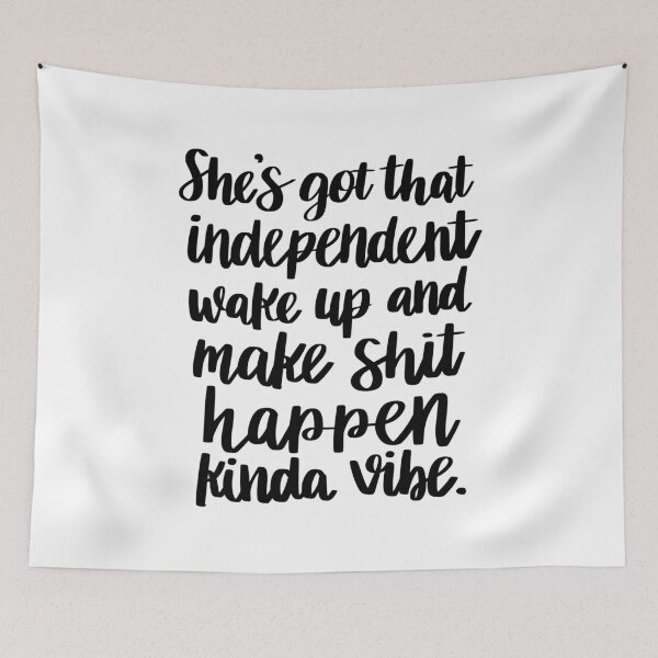 Item preview, She's Got That Independent Vibe designed and sold by AshleysBazaar.