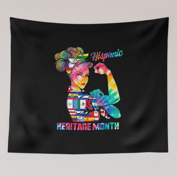 Item preview, hispanic heritage month hispanic women girls inspired designed and sold by Axelbergmann.