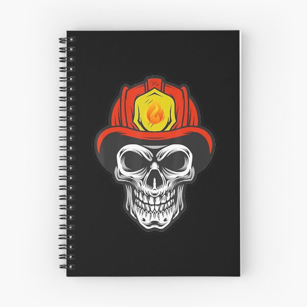 Item preview, firefighter - costmume halloween fireman skull helmet flame  designed and sold by mmons11.
