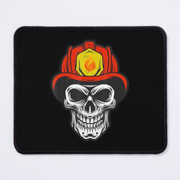 Item preview, firefighter - costmume halloween fireman skull helmet flame designed and sold by mmons11.
