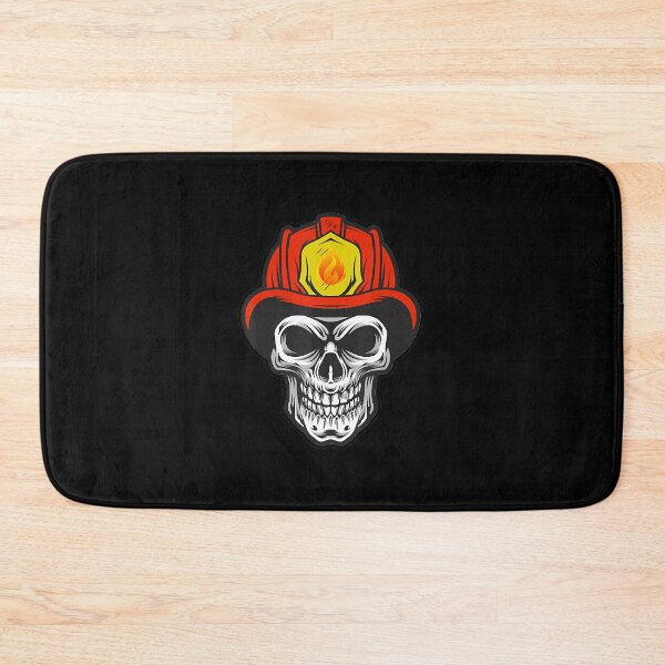 Item preview, firefighter - costmume halloween fireman skull helmet flame  designed and sold by mmons11.