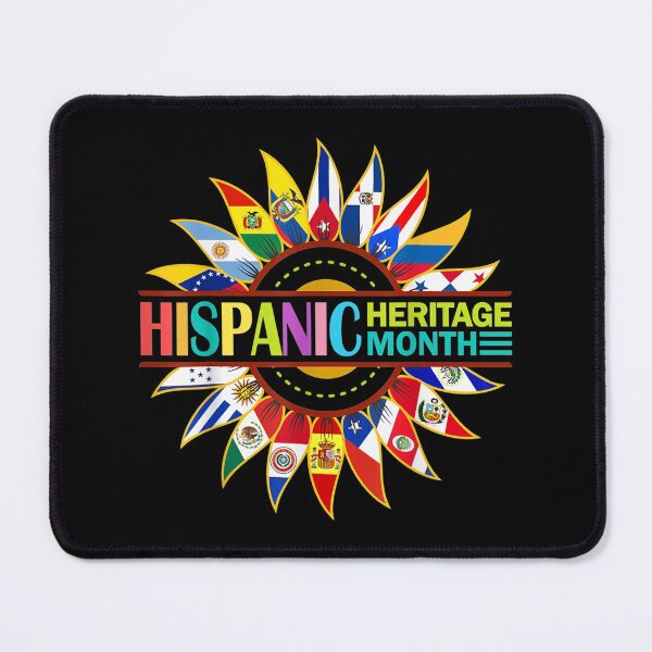 Item preview, Hispanic Heritage Month Latino Countries Flags Sunflower designed and sold by Axelbergmann.