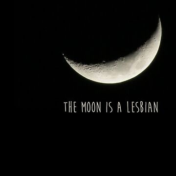 the moon is a lesbian by hugsnguineapigs