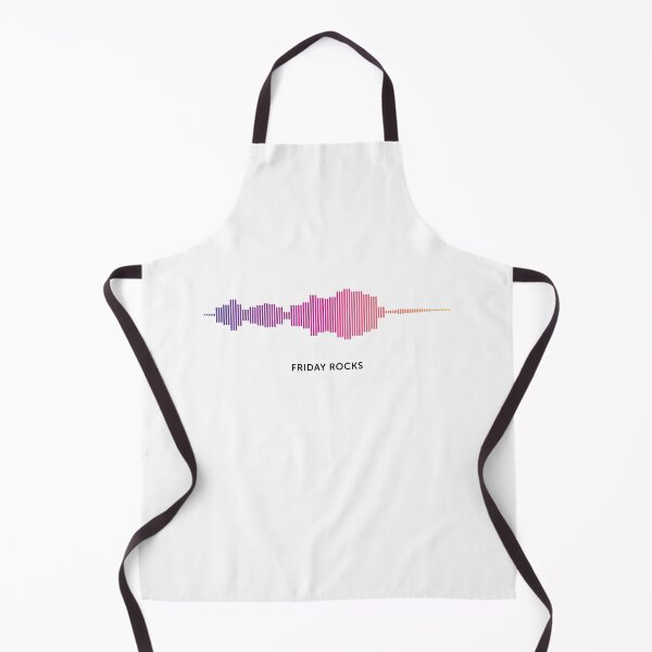 Item preview, Friday Rocks Sound Wave (Colour on White) designed and sold by STUDIO-72.