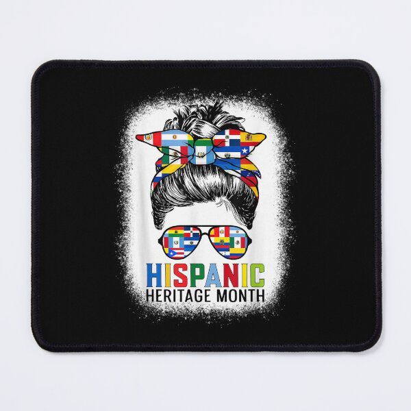 Item preview, Hispanic Heritage Month Flags - Messy Bun Hispanic Women designed and sold by Axelbergmann.