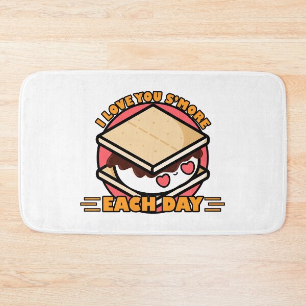 Item preview, Cute Cartoon S'more || I love You S'more Each Day || Kawaii designed and sold by cookingwithten.