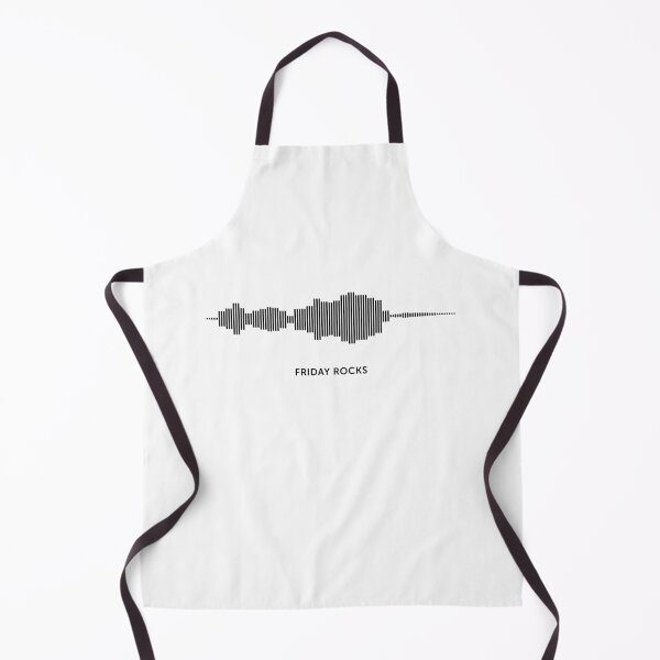 Item preview, Friday Rocks Sound Wave (Black on White) designed and sold by STUDIO-72.