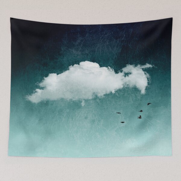 Item preview, Single cloud and Flock of Birds designed and sold by Dyrk Wyst Redbubble Shop.