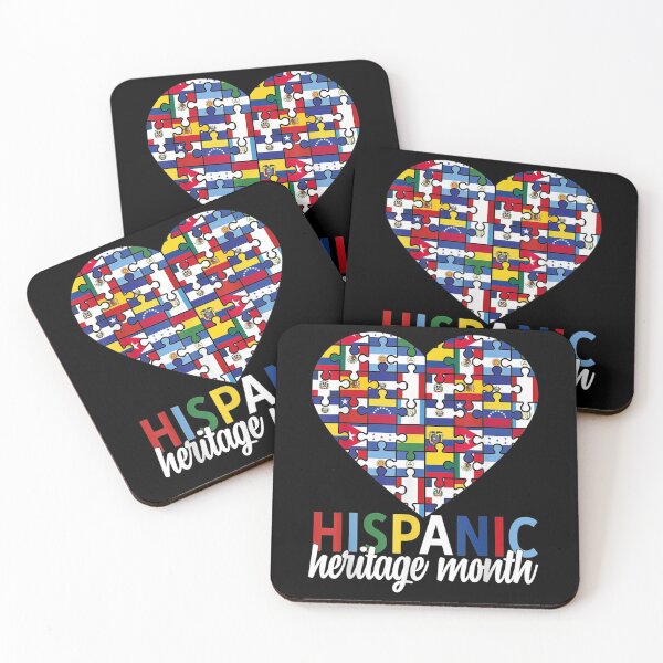 Item preview, Hispanic Heritage Month all Countries Flags heart men women designed and sold by Axelbergmann.