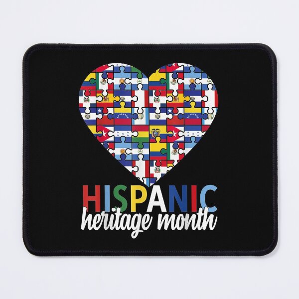 Item preview, Hispanic Heritage Month all Countries Flags heart men women designed and sold by Axelbergmann.