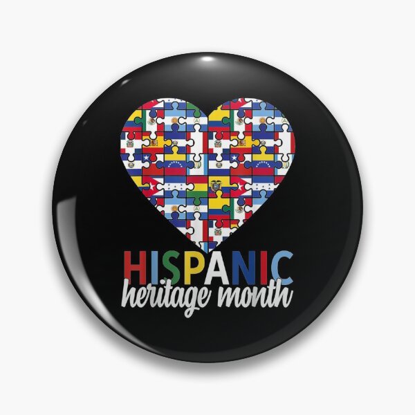 Item preview, Hispanic Heritage Month all Countries Flags heart men women designed and sold by Axelbergmann.