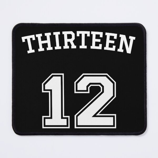 Item preview, Thirteen 12 - Numeric Math Rebel - White Text Design designed and sold by geeksta.