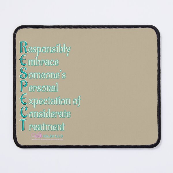 Item preview, RESPECT acronym : #ResurrectRespect Quote - jade cream colours ~ Vicki Hadfield designed and sold by Printable Pressies.